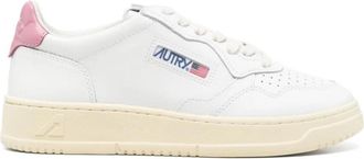 Autry Medalist Low - Dames - Sneakers - Wit - 37 EU - Katoen - Schoenen