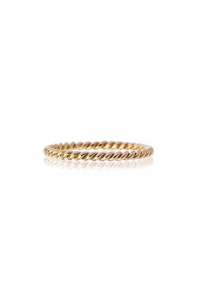 Sethi Couture Rope Band Ring in Yellow Gold at Nordstrom, Size 6.5