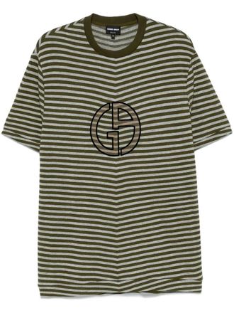 Giorgio Armani T-shirt con stampa - Verde