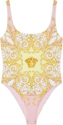Versace Ba&ntilde;ador con estampado barroco de Versace