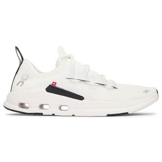 On Cloudeasy Textile Womens Low Top Trainers - Undyed White Black - Size:UK 5.5