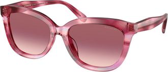 Coach HC8453U CDP53 59417W Womens Sunglasses Tortoiseshell Size 56
