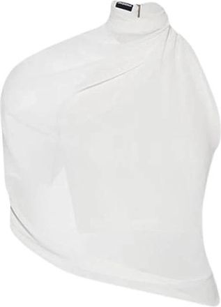 Jacquemus Pablo Top - Dames - Tops zonder mouwen - Wit - M - Katoen - Tops