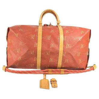Louis Vuitton Pre-owned Weekend Bags, unisex, Brown, Size: ONE SIZE Pre-owned Boston Bag