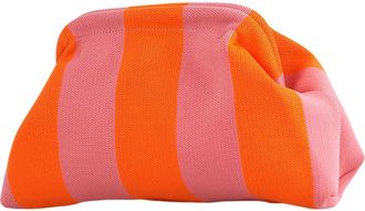 Generic Straw Clutch Purses for Women Woven Clutch Bag Crochet Handbags Summer Beach Clutch Bag Stripes Dumpling Clutch Bag