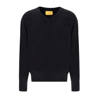 Guest In Residence Cashmere Knitwear, female, Black, Size: S The V Cashmere Knitwear