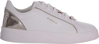 Pinko White Logo Sneakers
