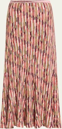 Ulla Johnson Marceline Space-Dyed Knit Midi Skirt
