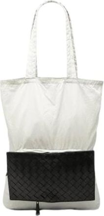 Bottega Veneta Pre-owned Tote Bag - Dames - Vintage Shopper - Wit - ONE Size - Leer - Vintage