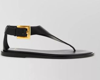 Balmain leather anthem sandals