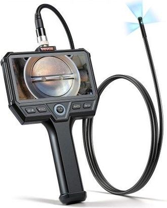 OEM Endoscopio De Triple C&aacute;mara, C&aacute;mara De Inspecci&oacute;n Con Pantalla Ips, Sonda De 8 Mm, Cable De 1,5 M, 32 Gb, Zoom 8x, Bater&iacute;a 5000 Mah, Luces Led, Para M