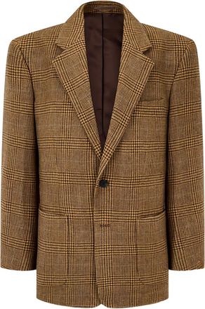 Man On The Boon. Giacca a quadri - Toni neutri