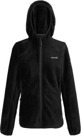 Regatta Endra Hooded Fleece Jacket in Black at Nordstrom, Size 10