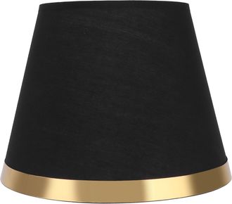 OEM Pantalla De Tela De Estilo Europeo Moderno Para L&aacute;mpara De Mesa O De Pie E27 - Px125 Negra