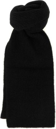 Dries Van Noten Moyson Sjaal - Heren - Accessoires - Zwart - Maat: ONE Size Wol