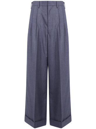 Comme Des Gar&ccedil;ons Wool Serge Trousers
