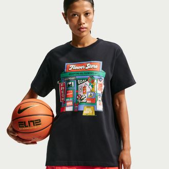 Nike Womens Oversized Graphic T-Shirt in Black | IH7715-010