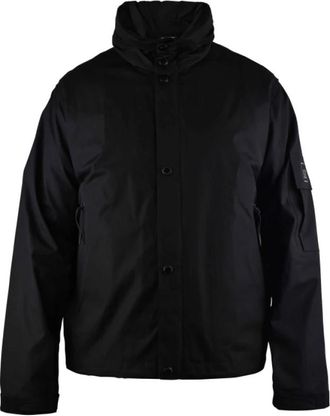 C.P. Company Logo-patch Jacket - Heren - Zomerjassen - Zwart - L - Katoen - Jassen