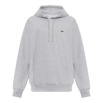 Lacoste Fleece Hoodie - Heren - Sweatshirts & Hoodies - Grijs - Maat: L Fleece