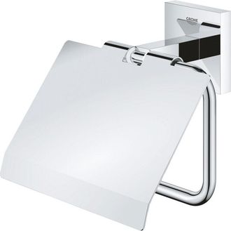 GROHE Quickfix - Start Cube - Dispensador De Papel De Pared - Acabado Cromado 41102000 (atornillado O Encolado)