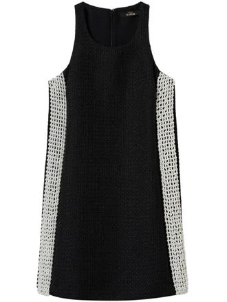 Twin-Set Jurk verfraaid met parel - Zwart