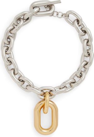 Paco Rabanne XL Link Two-tone Choker Necklace - Silver - One Size