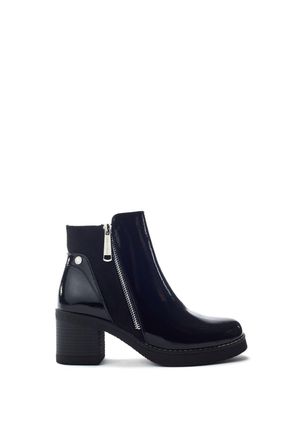 Moda in Pelle Moda in Pelle Womens Otella Black Boots Patent Leather - Size EU 37