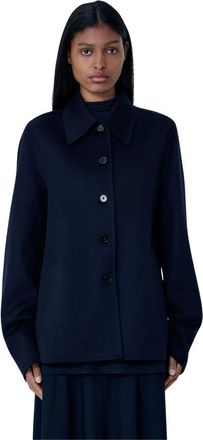 Jil Sander Dames, Truien, Blauw, Maat: XS Kasjmier