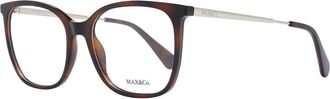 Max & Co. Accessoires, Dames, Bruin, ONE Size, Bruine Dames Optische Monturen Vierkante Stijl