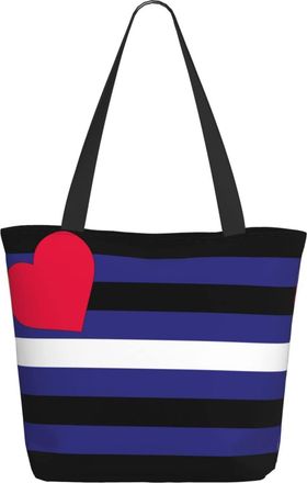 AOOEDM Gay Leather Pride Flag Ladies Shopping Bag 13x11x7in.The Perfect ValentineS Day Gift.It Is The Best ValentineS Day Gift For Mom, Daughter, Wife,Etc