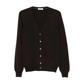 Gran Sasso Giuuno Cardigan - Heren - Truien - Bruin - Maat: 2XL Wol