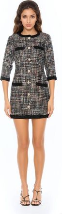 Alexia Admor Remy Dress in Multi Tweed at Nordstrom, Size 10