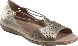 Earth Womens Camellia Nauset Sandal In Washed Gold