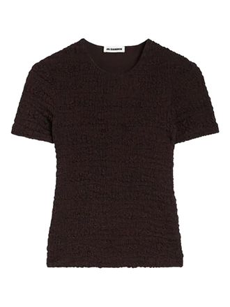 Jil Sander Top met korte mouwen - Bruin