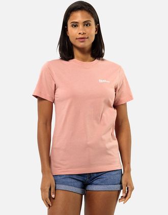 Jack Wolfskin Womens Jack Wolfskin Womens Essential Cotton T-Shirt - Orange - Size: 18/16