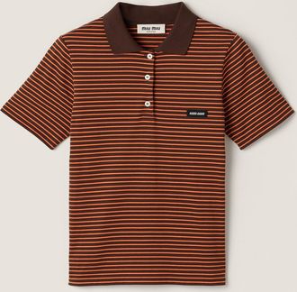 Miu Miu Jersey polo shirt
