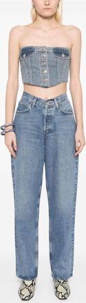 A Gold E V-Waist Baggy Jean In Fairway