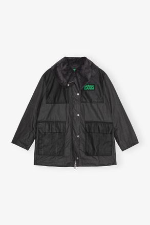 Ganni x Barbour Waxed Duffle Coat Size 10/12 - Mixed