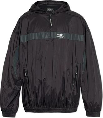 Balenciaga 3B Sports Icon Ski Tracksuit Hoodie - Heren - Vesten met rits - Zwart - L - Polyester - Hoodies & sweatvesten