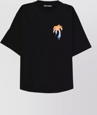 Palm Angels crew neck short sleeve graphic shirt