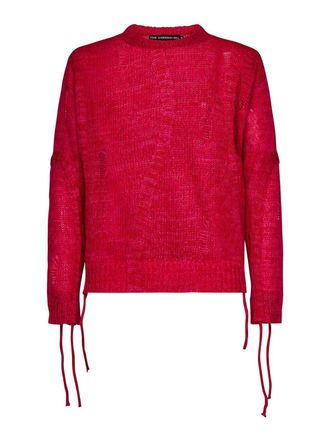 Andersson Bell Magenta Mohair Crew-Neck