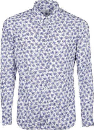 Bagutta Shirt - Heren - Zakelijke Overhemden - Blauw - L - Overhemden
