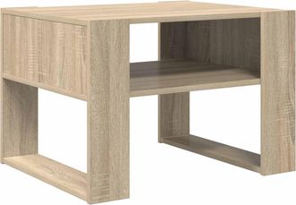 vidaXL Mesa De Caf&eacute; Roble Sonoma 66 X 53 X 45 Cm Madera De Ingenier&iacute;a Vidaxl