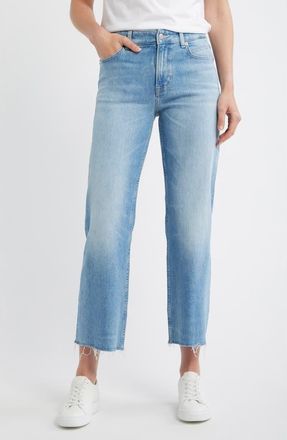 Boss Orange by Hugo Boss Kick Flare Crop Jeans in Light Blue at Nordstrom, Size 28 X 29