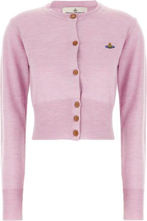 Vivienne Westwood Dames, Truien, Roze, Maat: XS Leer
