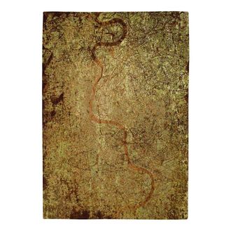 Louis De Poortere Alfombra de poli&eacute;ster verde, 100x140 cm