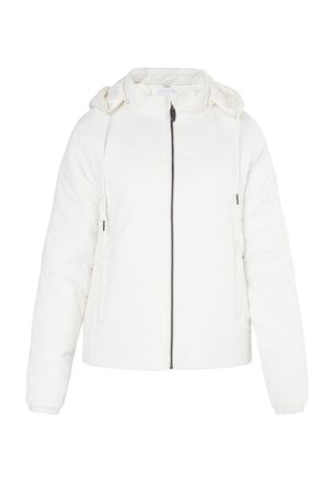 Usha licht gewatteerd jack Dames wolwit