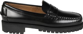 Sebago Dan Lug Polished Calfskin Penny Loafers