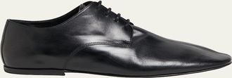Dries Van Noten Mens Minimal Leather Derby Shoes