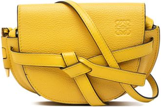 Loewe Pre-owned Loewe Mini Leather Gate Crossbody Ladies NEM63SLOGAYEB9GV